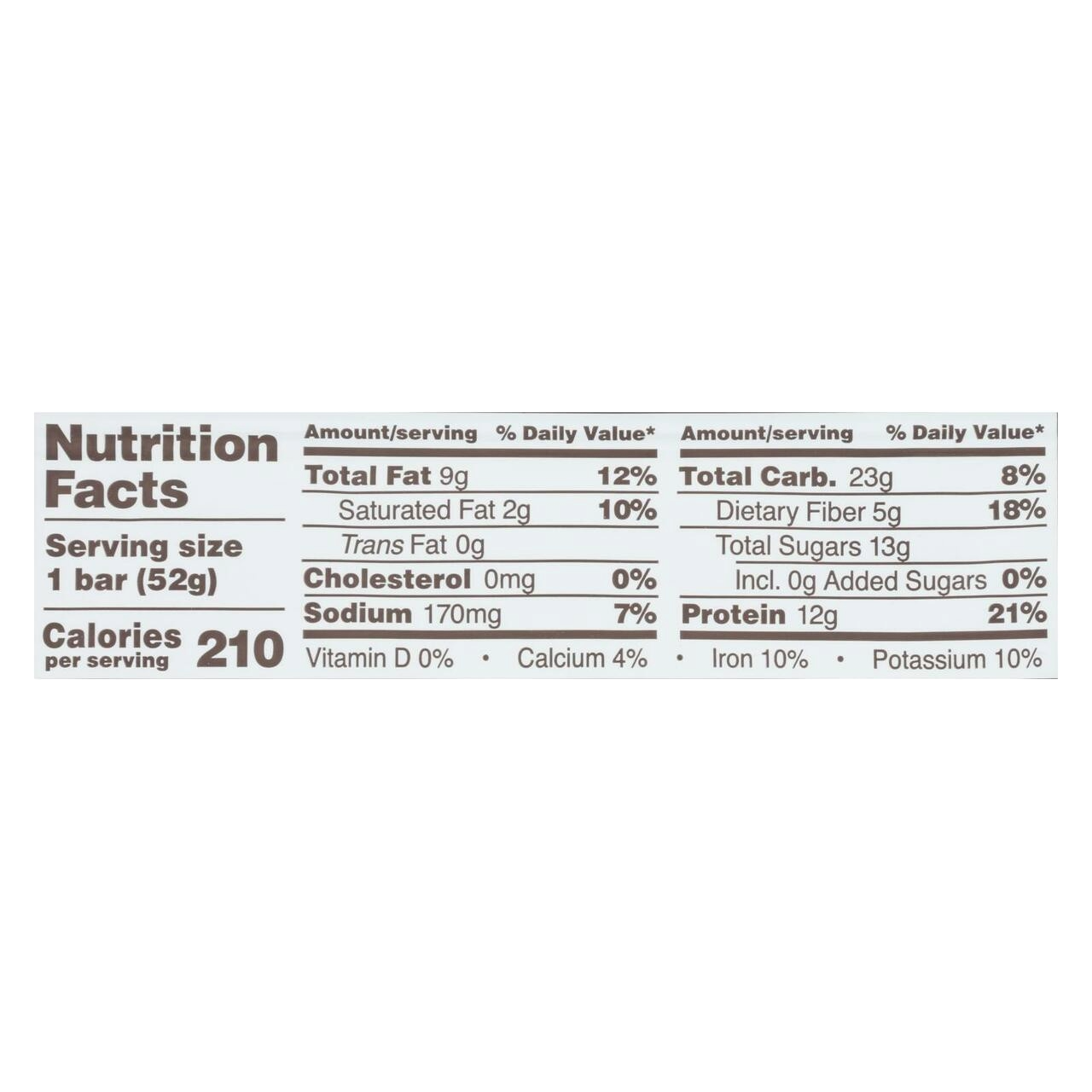 Rxbar Chocolate Coconut (12 bars X 1.83 OZ)