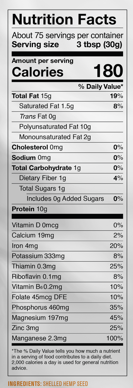 Manitoba Harvest Manitoba Hemp Hearts (1x5 LB )-1