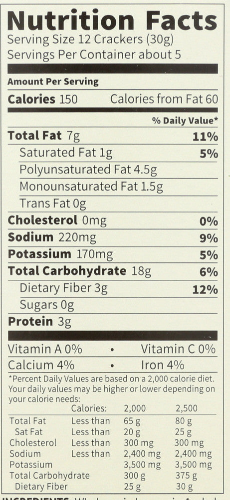 Mary's Gone Crackers Super Seed Basil & Garlic (6x5.5 OZ)-1