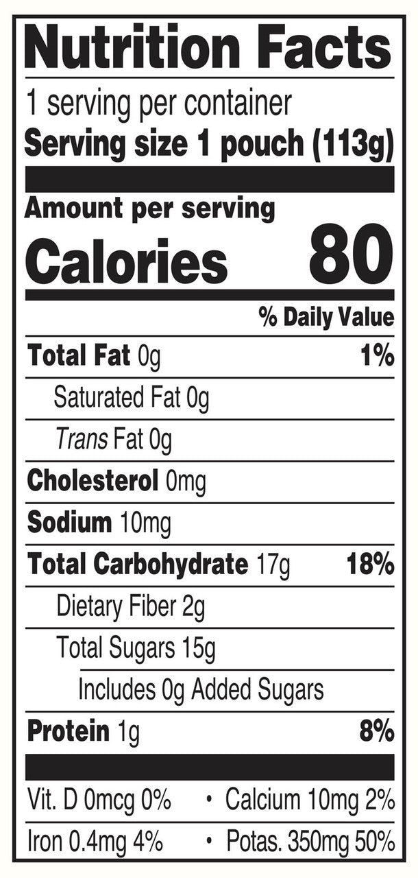 Earth's Best Baby Foods Puree Ban BluBerry (12x4OZ )-5