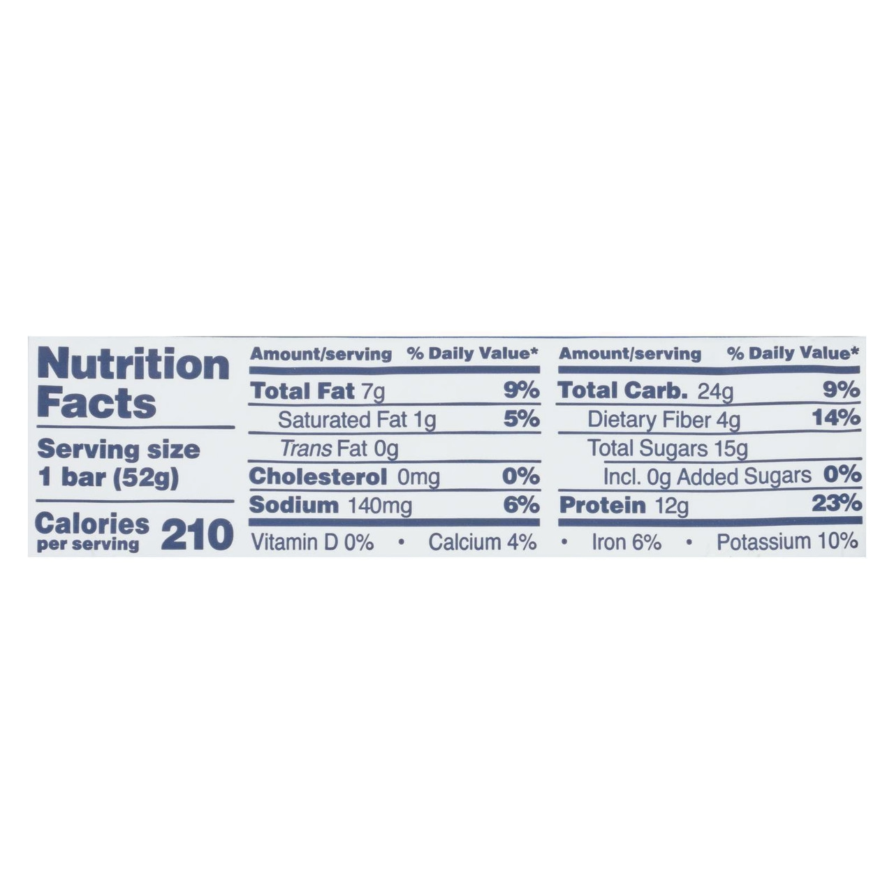 Rxbar Blueberry (12 bars X1.83 OZ)