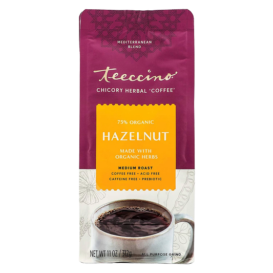Teeccino Hazelnut Herbal Coffee (6x11 Oz)