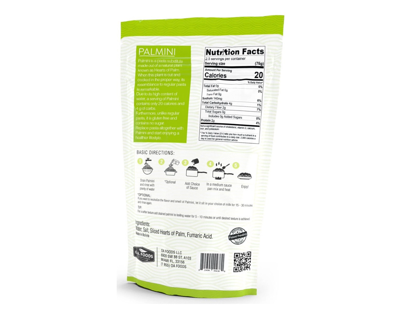 Palmini Hearts Of Palm Linguine( 6 pack X 12 OZ )