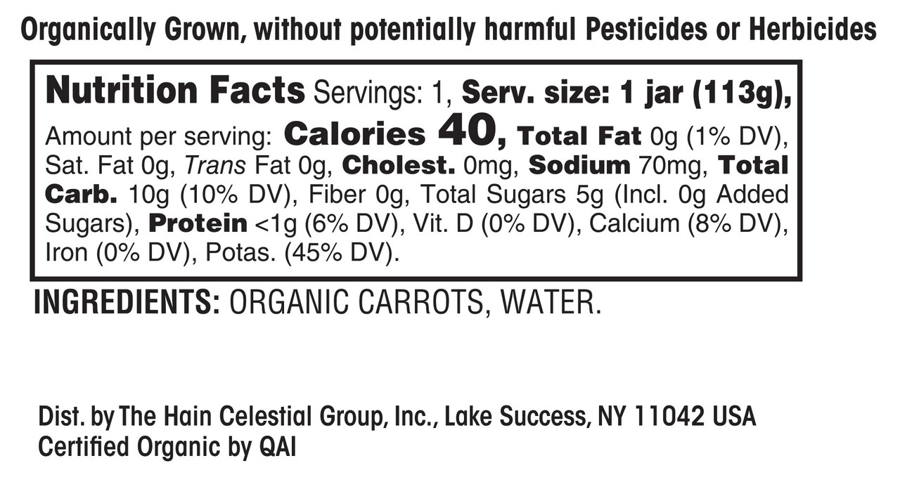 OG2 EB STG2 CARROTS ( 10 X 4 OZ )