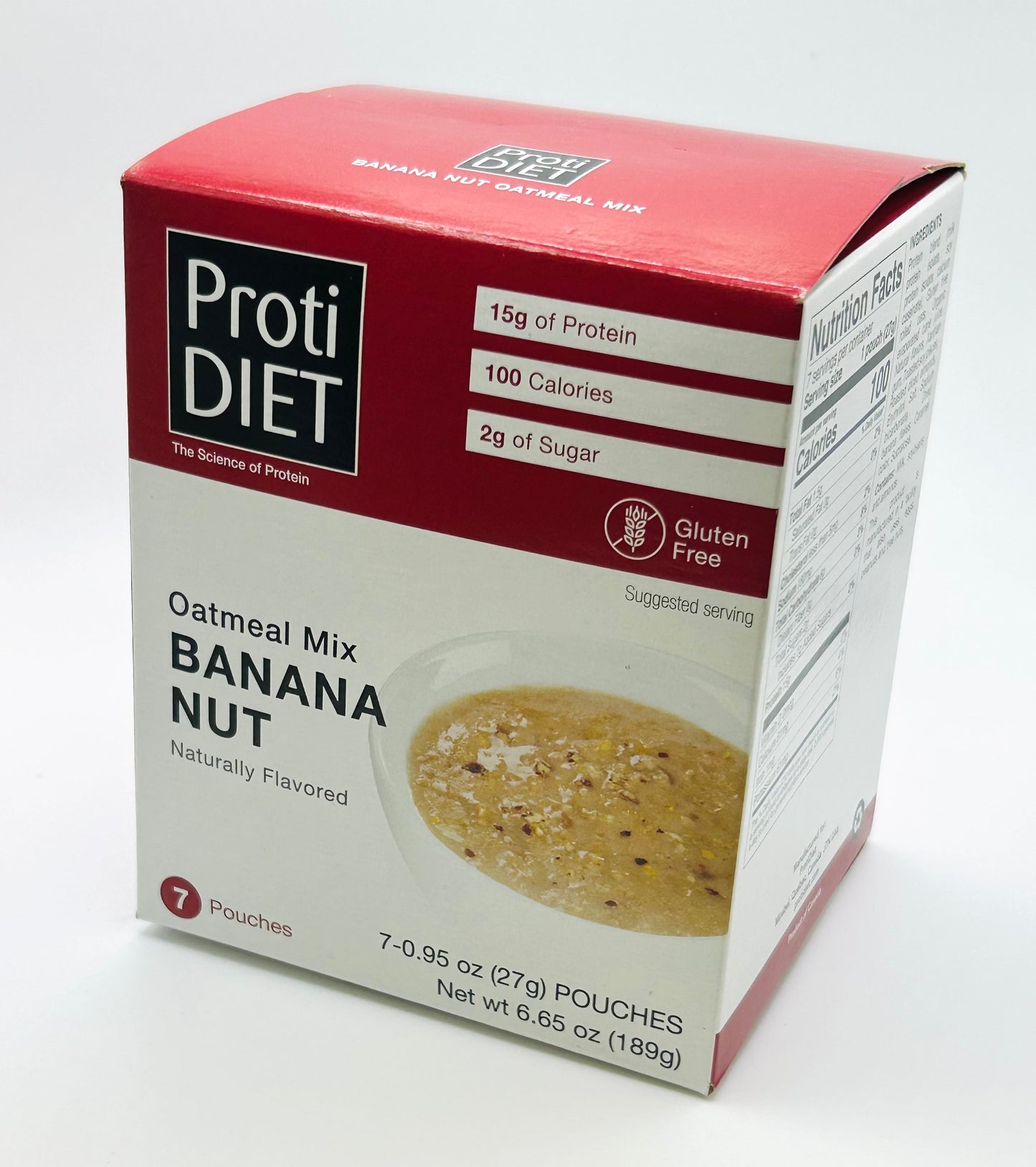 Banana Nut Oatmeal - ProtiDiet - Foods