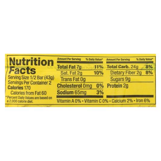 Bobo's Oat Bars Gluten Free All Natural Bar Lemon Poppyseed (12x3Oz)