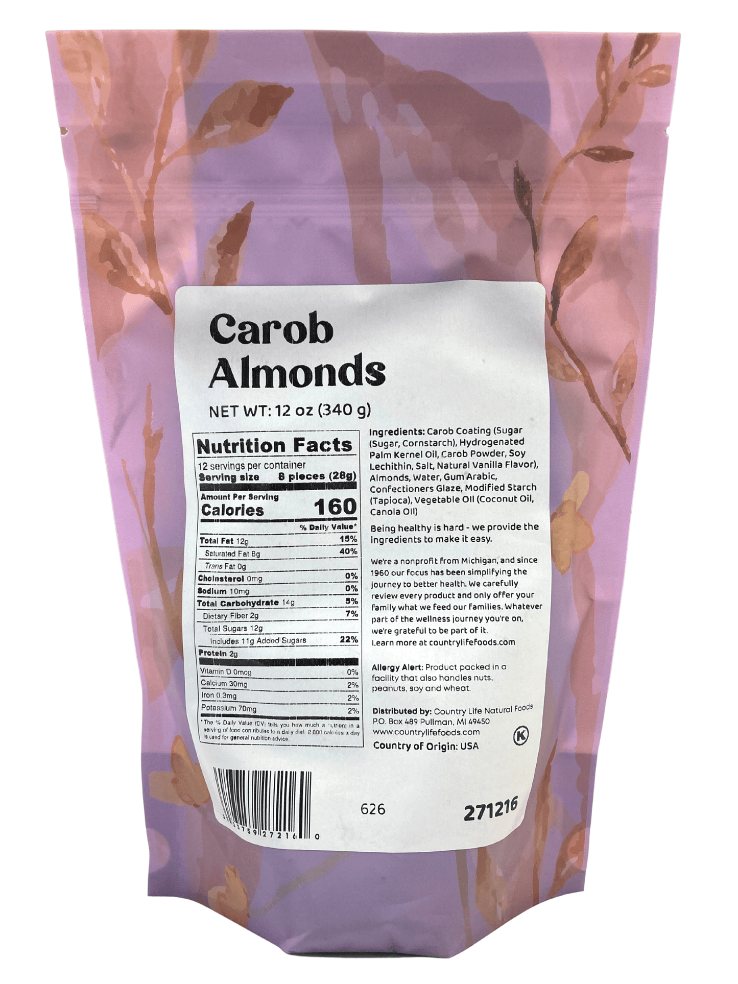 Carob Coated Almonds