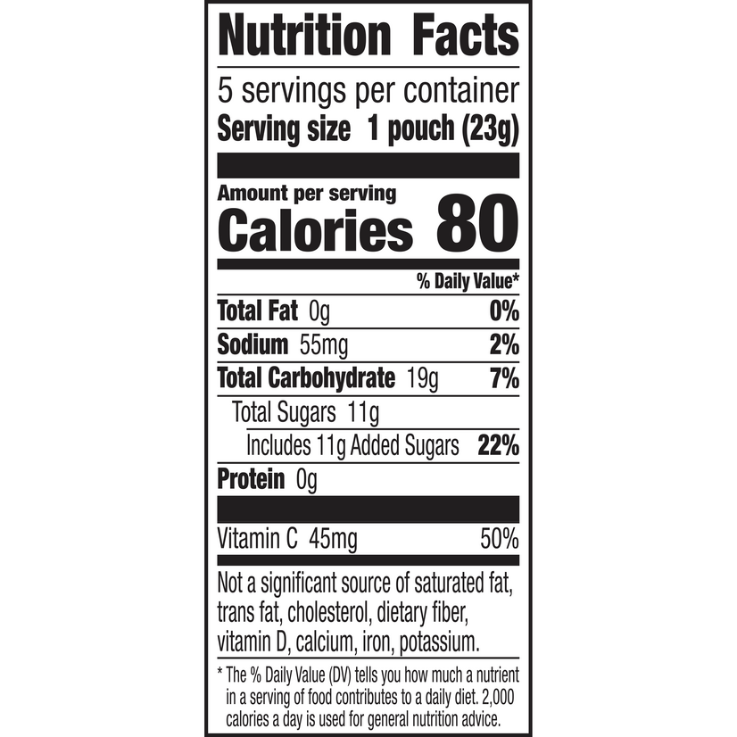 Annie's Homegrown Sunny Citrus Fruit Snack (12x4 Oz)