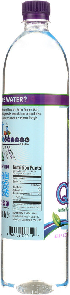 QURE ALKALINE WATER ( 12 X 33.8 OZ )-1