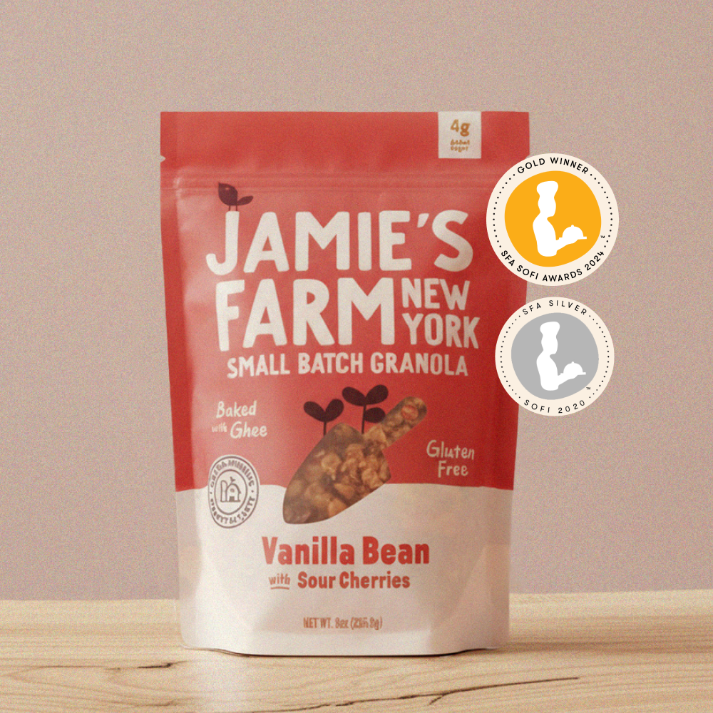 Jamie’s Vanilla Bean Granola with Sour Cherries - (Various Size Packages) - Cereal & Granola