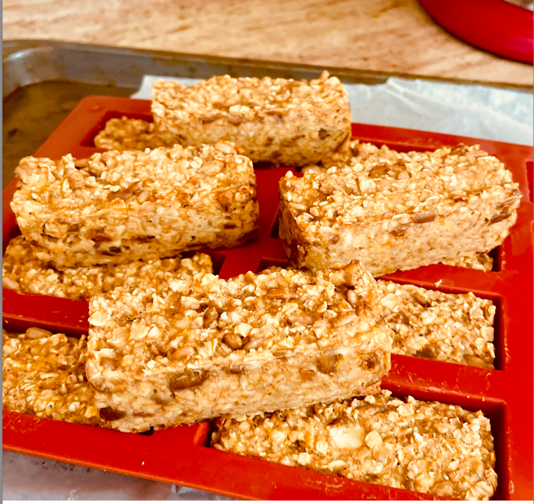No sugar No oil No flour Gluten Free healthy breakfast/snack bars - Healthy Vegan Breakfast or Snack Bar