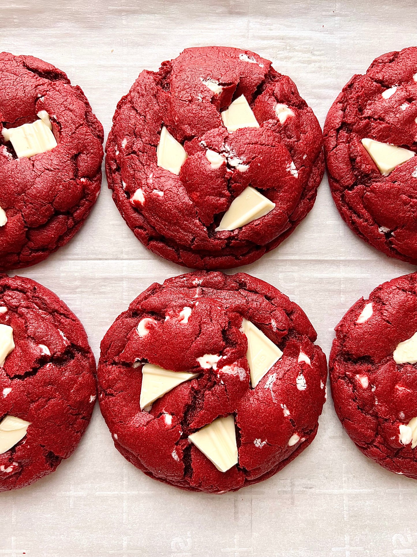Let's Get Baked Artisan Desserts Red Velvet Cheesecake Cookies - Various sizes