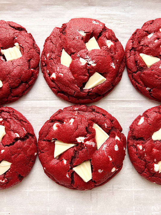Let's Get Baked Artisan Desserts Red Velvet Cheesecake Cookies - Various sizes
