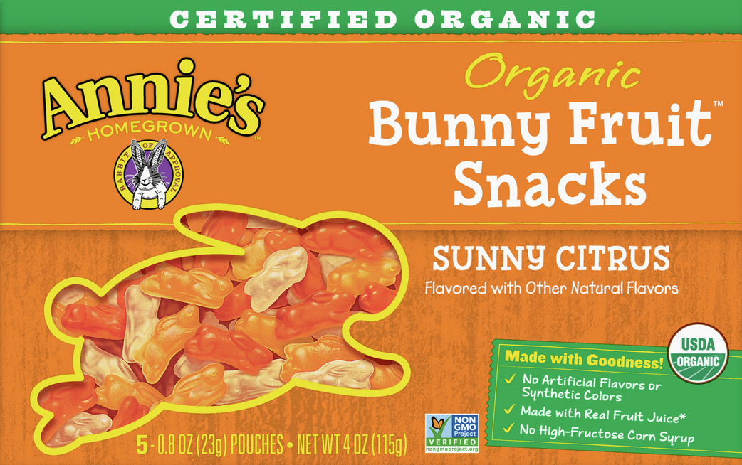Annie's Homegrown Sunny Citrus Fruit Snack (12x4 Oz)-0