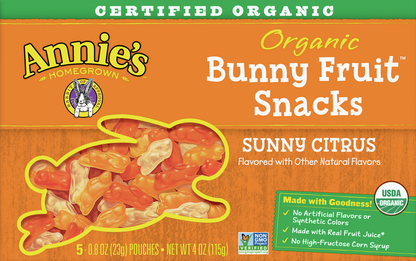 Annie's Homegrown Sunny Citrus Fruit Snack (12x4 Oz)-0