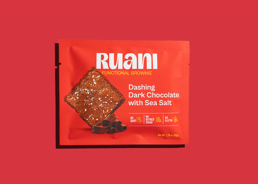 6 pack Dashing Dark Chocolate Brownie with sea salt - Brownie