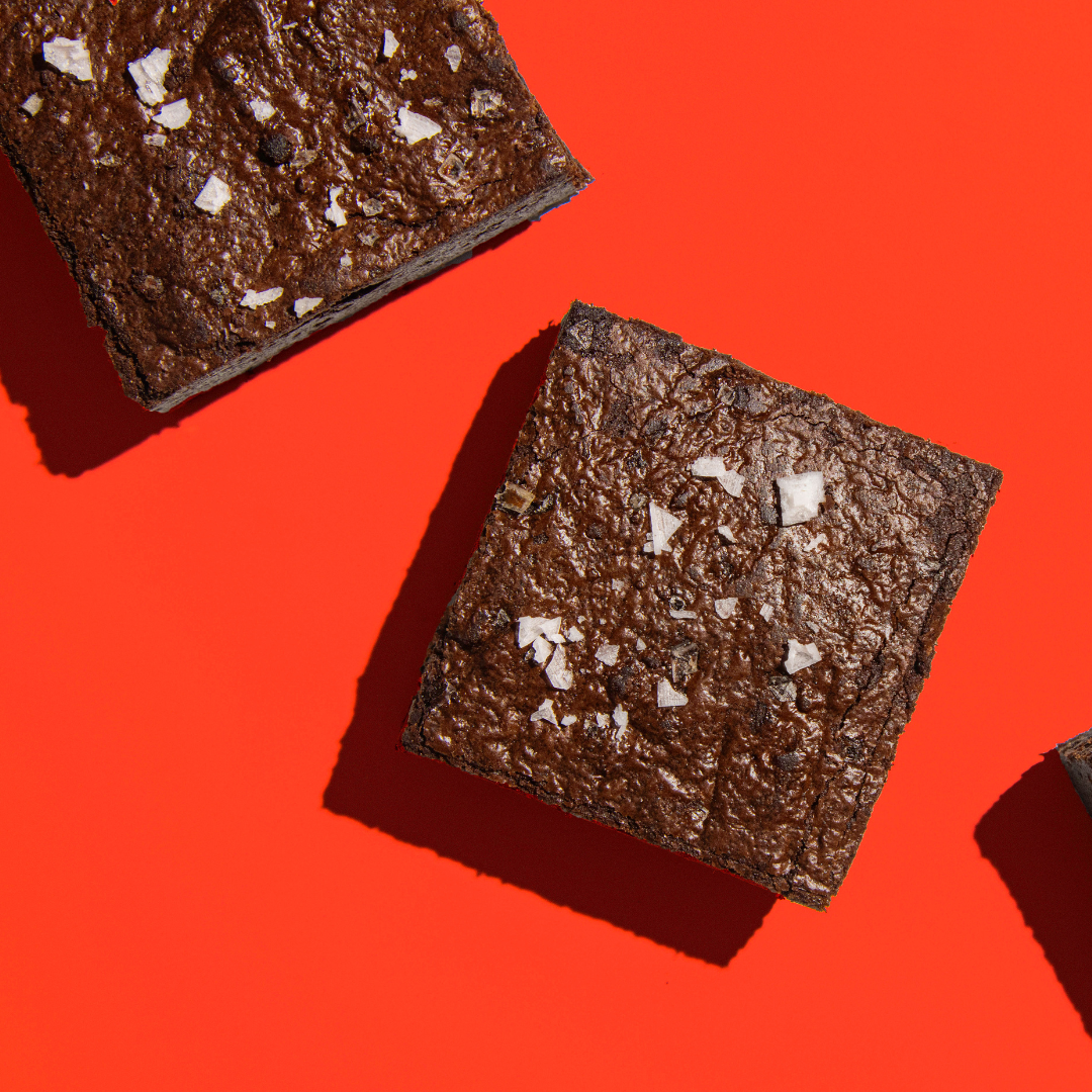 6 pack Dashing Dark Chocolate Brownie with sea salt - Brownie