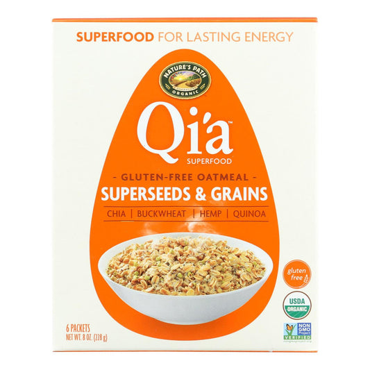 Nature's Path Organic Qi'a Oatmeal Superseeds & Grains (6x8 OZ)-0