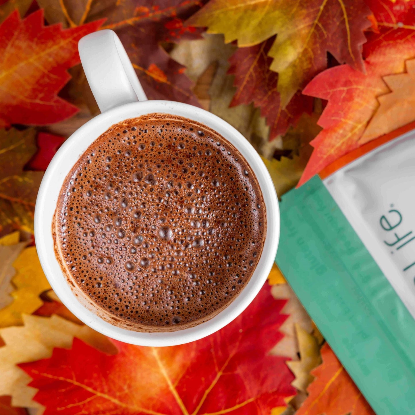 Bare Life Dairy Free Pumpkin Spice Hot Cocoa Mix | 10 Serving Stand Up Pouch | Gluten Free, Vegan, Organic