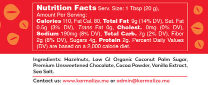 Raw, Vegan Chocolate Hazelnut butter -  Freshly Made-1