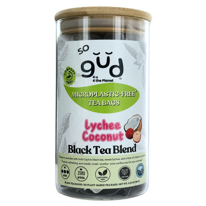 So Gud Lychee Coconut Black Tea | Plant-based Tea Bags - (Various Count Boxes)