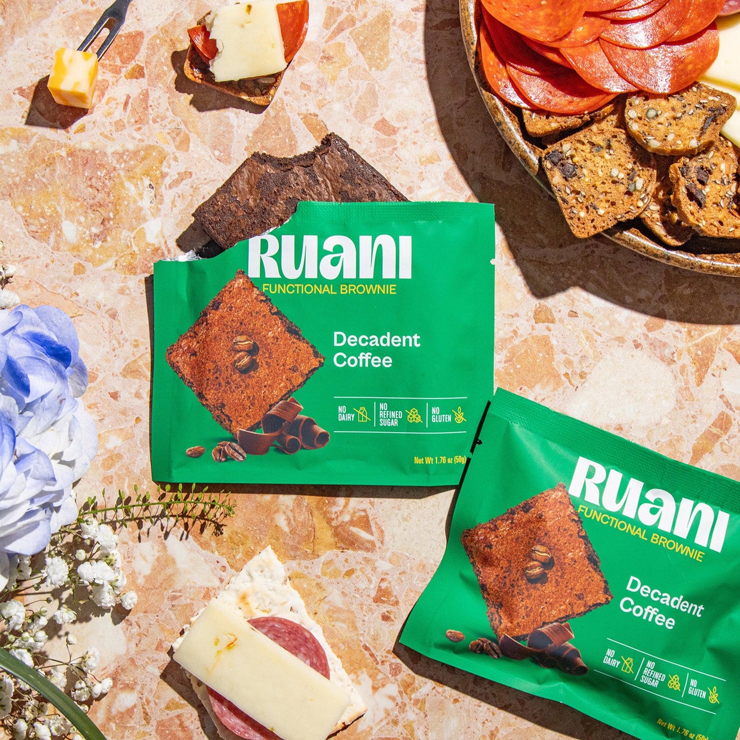 6 pack Decadent Coffee Brownie