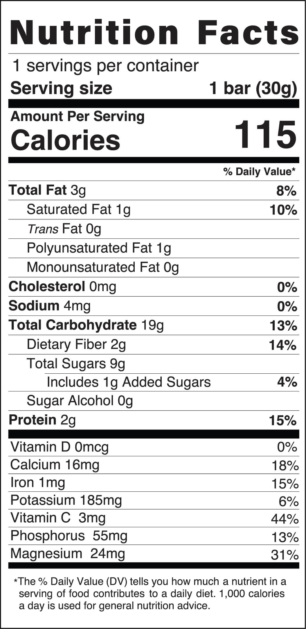 Pineapple Carrot Bar