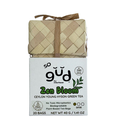 Zen Bloom Green Tea | Plant-based Tea Bags