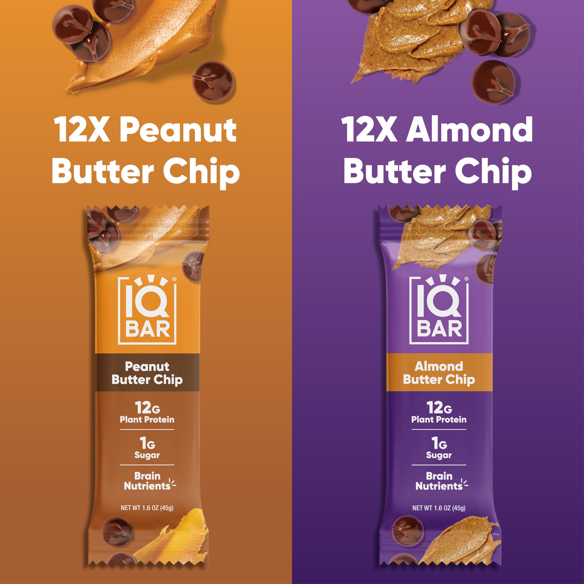 Almond Butter Chip & Peanut Butter Chip (24 Bars) - 24 Bars