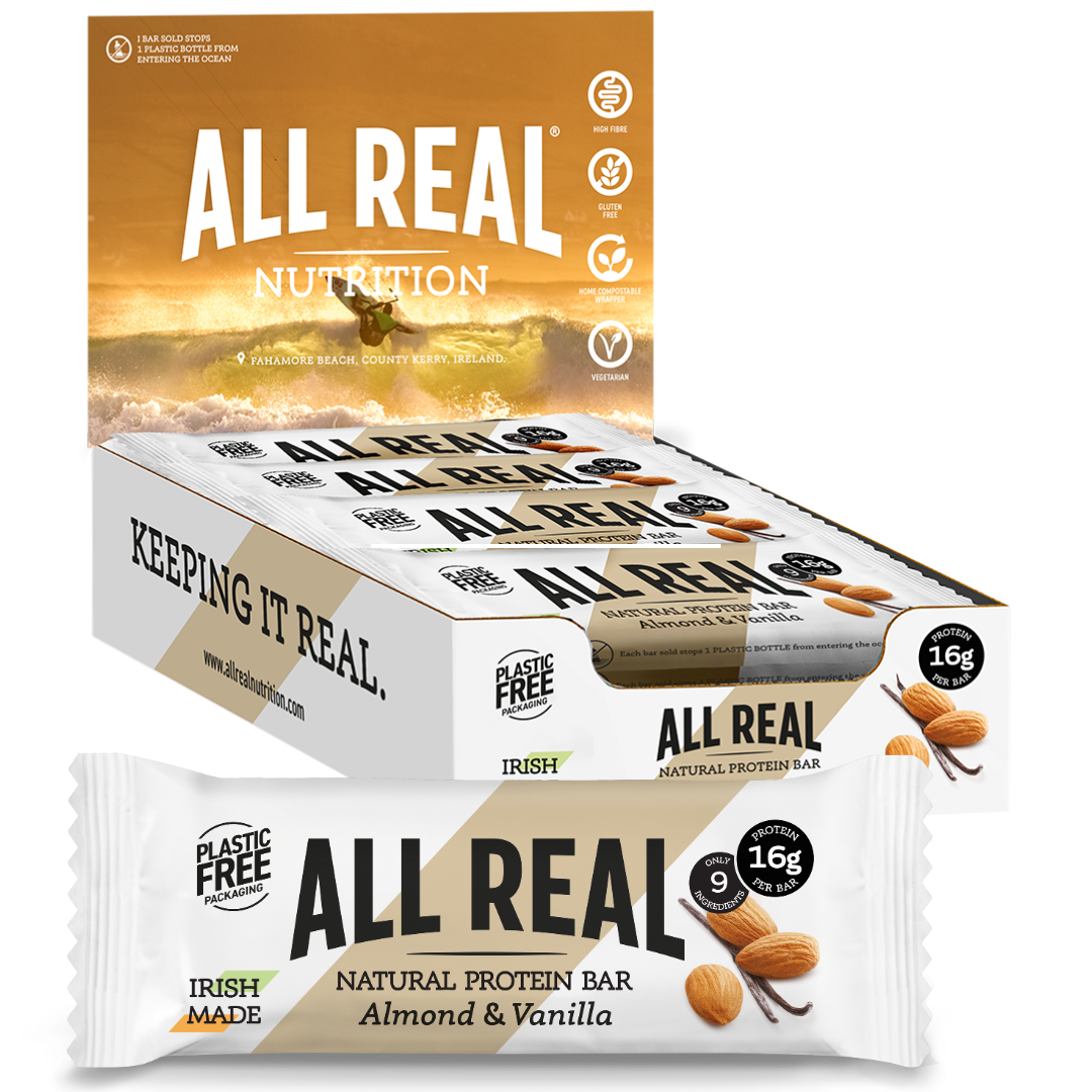 Almond Vanilla Protein Bar 50g x 12 bars - Protein Bars