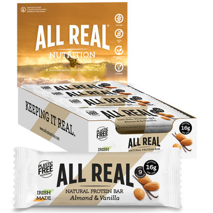 Almond Vanilla Protein Bar 50g x 12 bars - Protein Bars