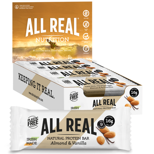 Almond Vanilla Protein Bar 50g x 12 bars - Protein Bars