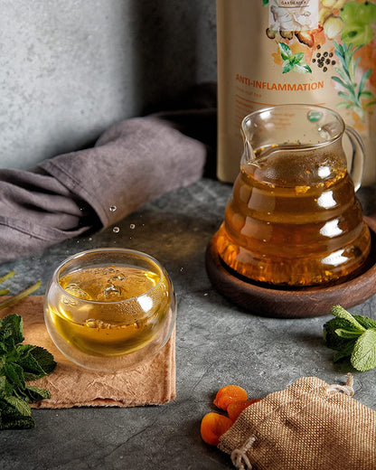 Anti-Inflammatory Loose Tea Daily Comfort & Wellness Support - Ayurvedic Blend with Turmeric - Ginger & Cinnamon