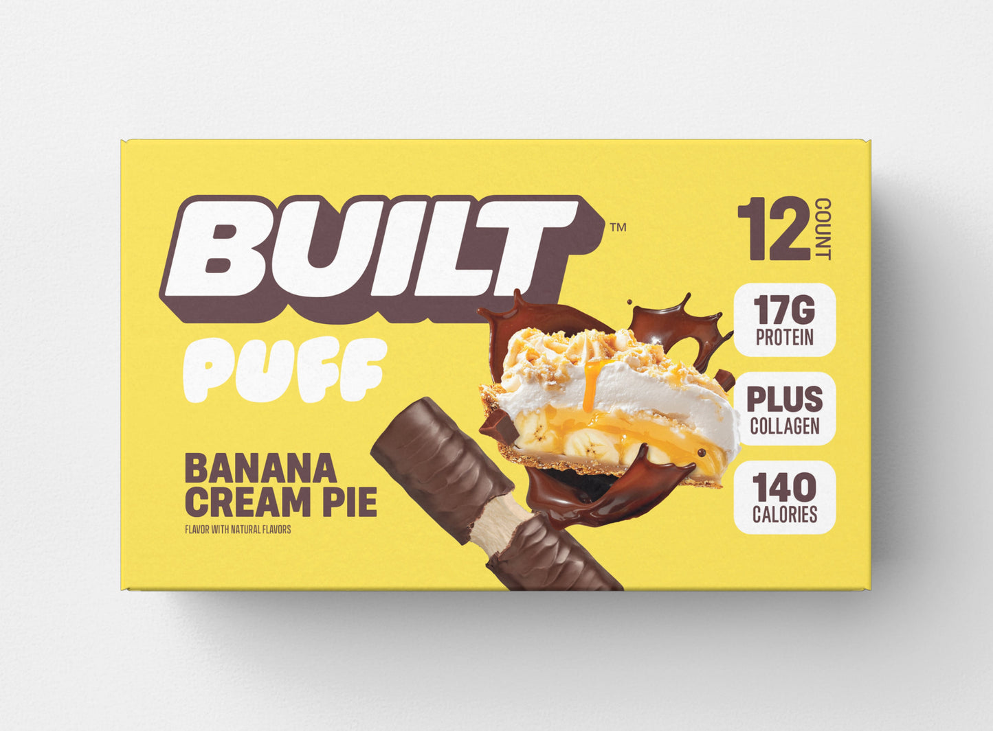 Banana Cream Pie Puff - BUILT Puff