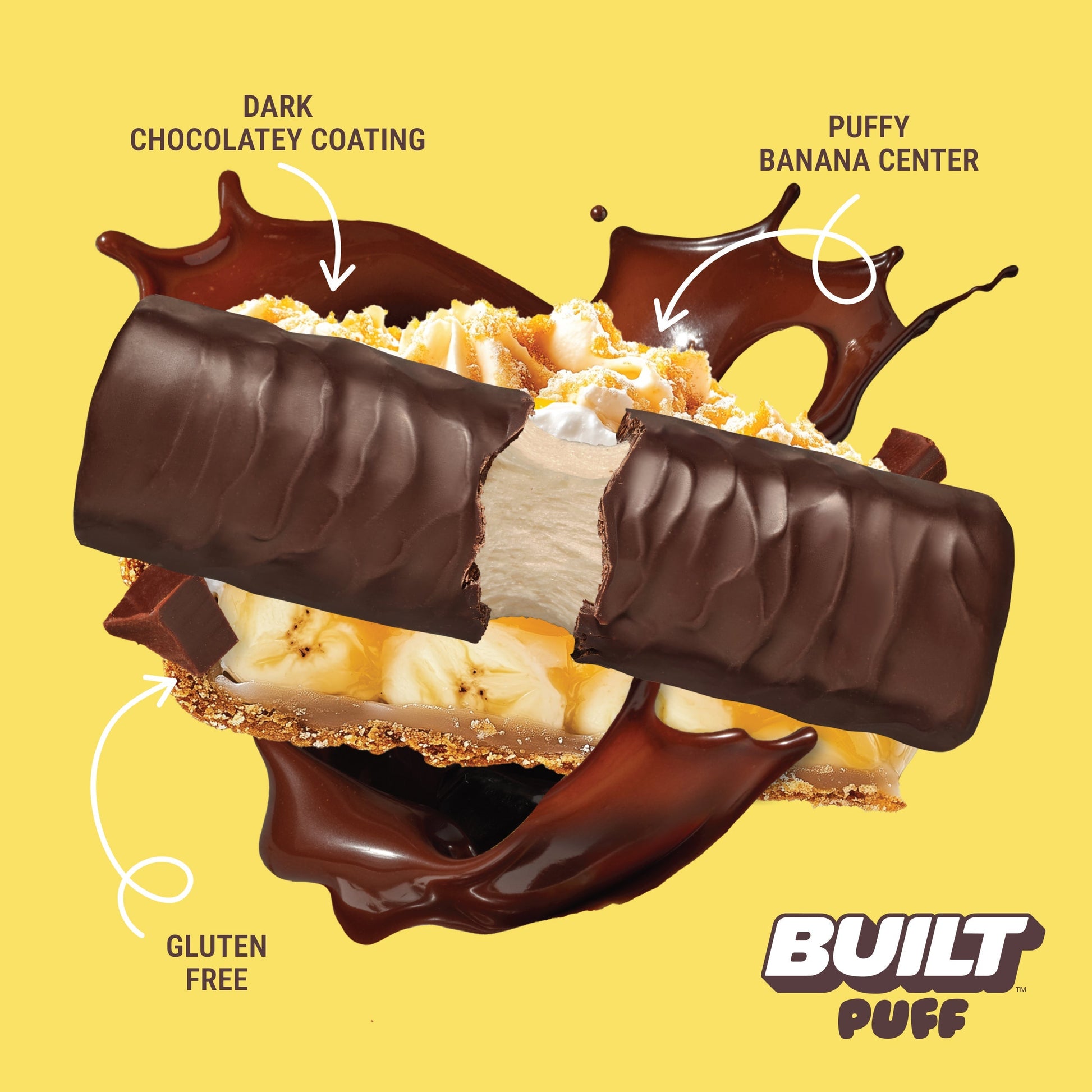 Banana Cream Pie Puff - BUILT Puff