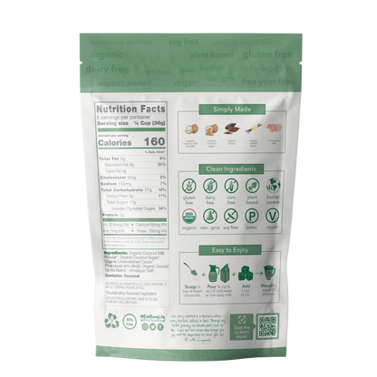 Bare Life Frozen Hot Cocoa Mix | Gourmet Frappe | Dairy Free Gluten Free Vegan Organic - Hot Chocolate