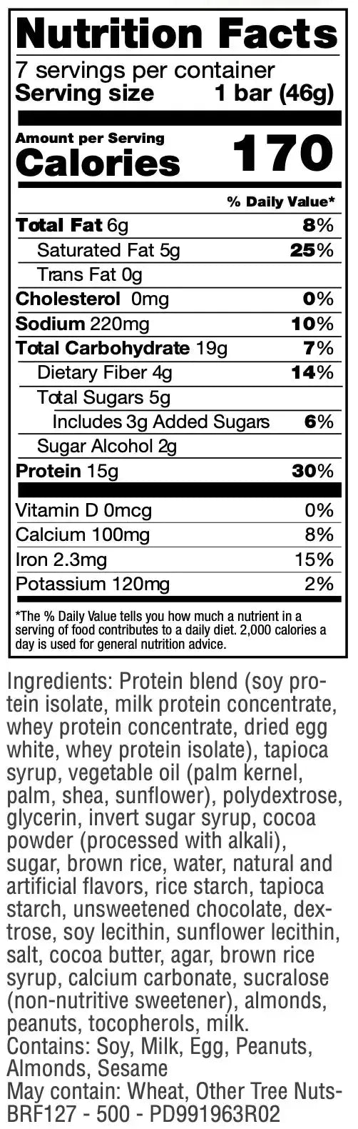 Choc-A-Lot Chip Bar - Proti - Bars
