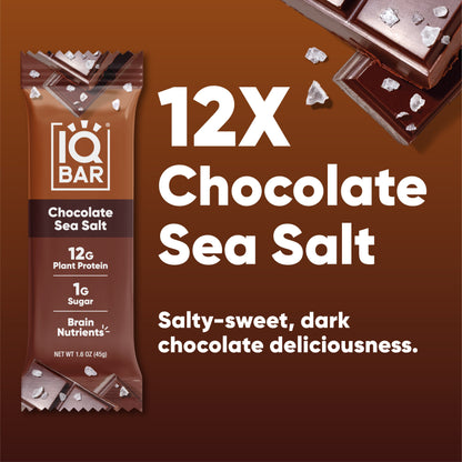 Chocolate Sea Salt (12 Bars) - 12 Bars - Bars