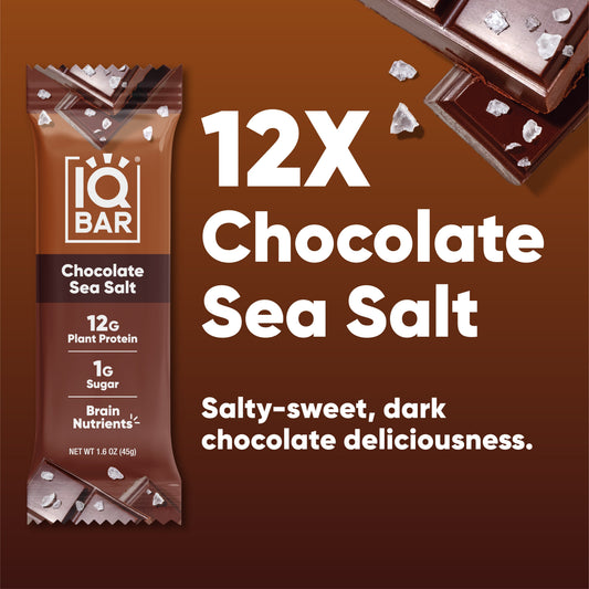 Chocolate Sea Salt (12 Bars) - 12 Bars - Bars