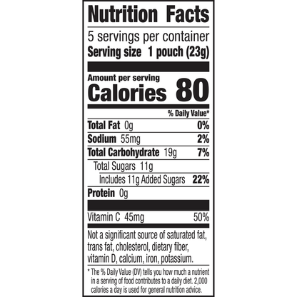 Annie's Homegrown Sunny Citrus Fruit Snack (12x4 Oz)