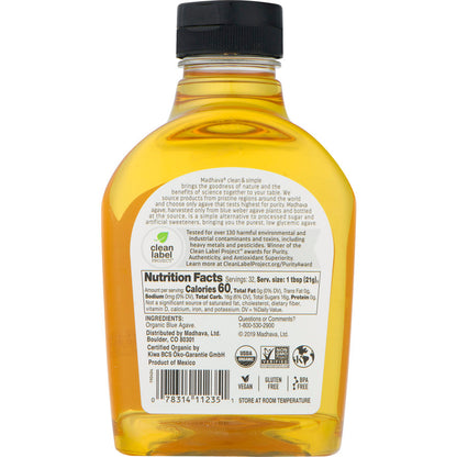 Madhava Agave Nectar Light (6x23.5Oz)-1