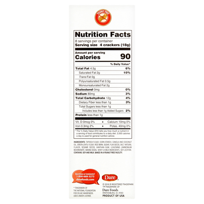 Breton Gluten Free Crackers Original with Flax ( 6 boxes X 4.76 OZ)