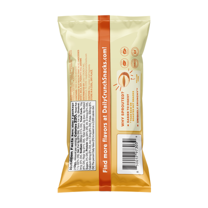 Daily Crunch Tumeric + Sea Salt Sprouted Almonds - (Snack Pack) - 8 Pack - Nuts