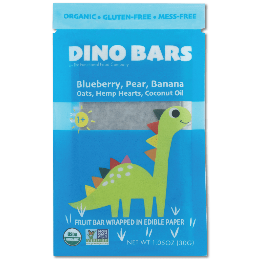 Dino Bar Blueberry Bar - (10 Pack) - 10 Bars - Fruit Bar