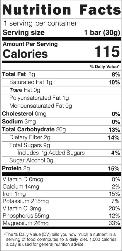 Dino Bar Blueberry Bar - (10 Pack) - 10 Bars - Fruit Bar