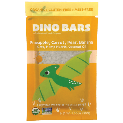 Dino Bar Pineapple Carrot Bar - (10 Pack) - 10 Bars - Fruit Bar