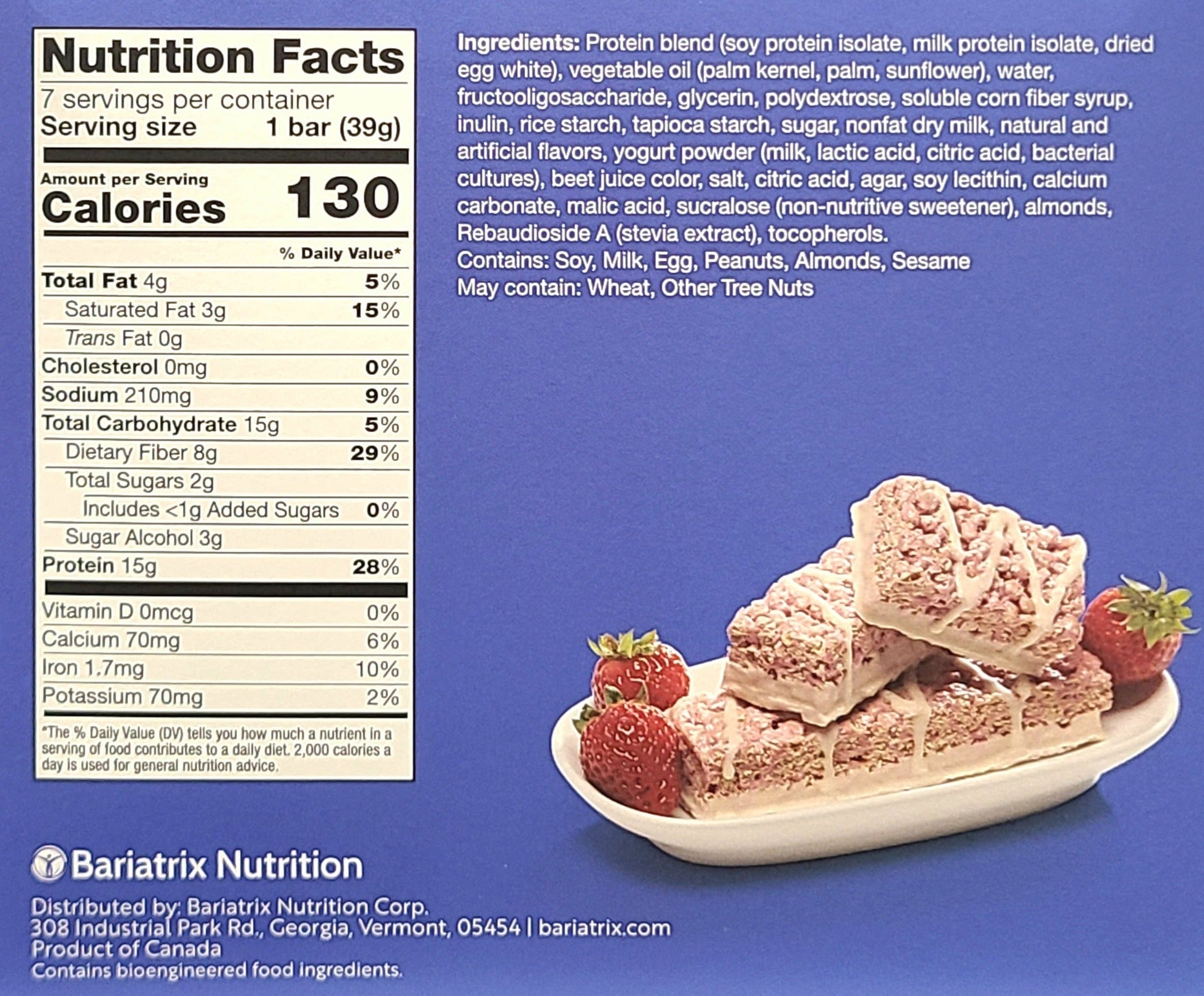 Fluffy Berry Bar - Proti-VLC - Bars