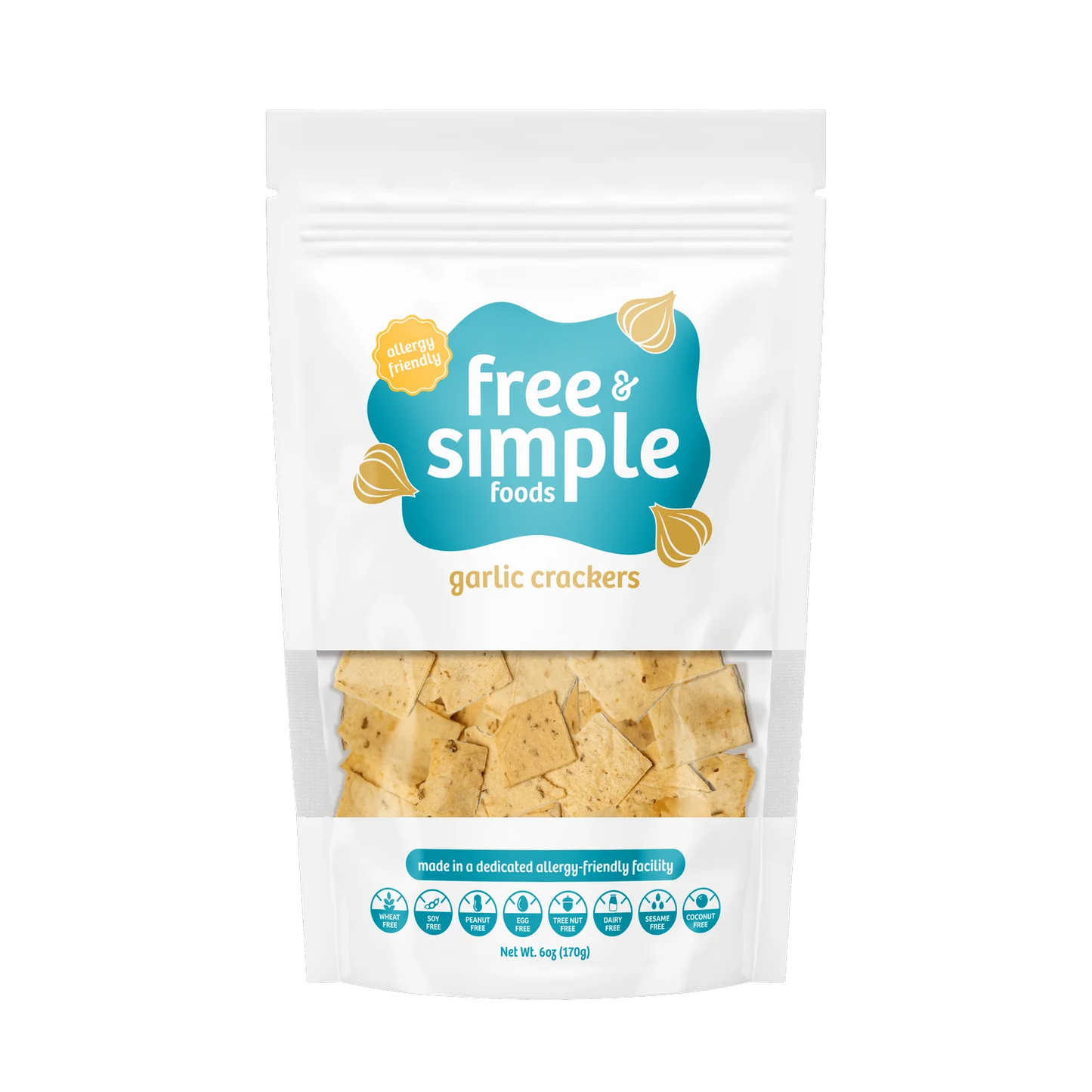 Free & Simple Garlic Crackers - 6oz