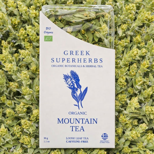 Greek Mountain Tea (Mount Olympus) - ORGANIC 1.1 oz (20 cups) - Tea & Infusions