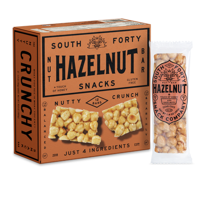 Hazelnut 12-Pack - Crunchy Nut Bars